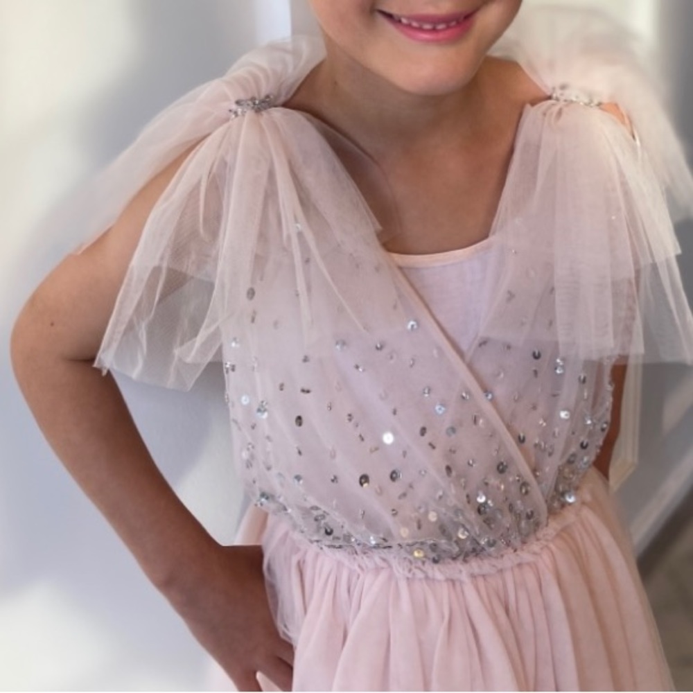 Tutu Du Monde girls crystal pink dress